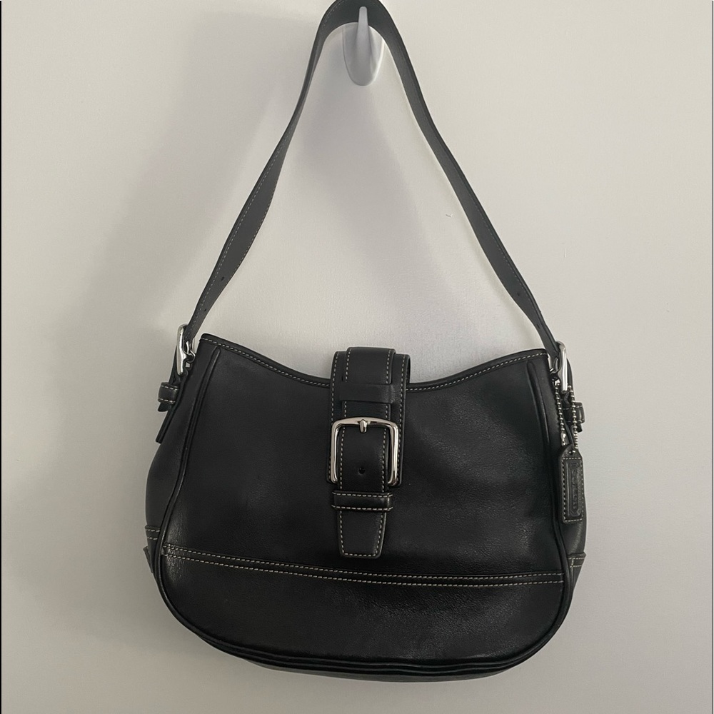 Authentic black coach bag